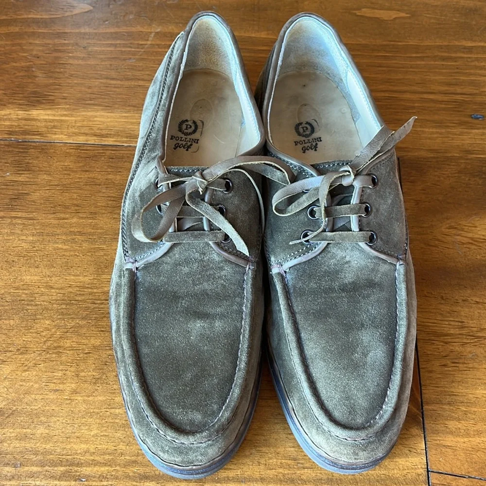 Pollini Robert Suede Golf Shoes - Sz 12